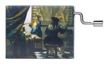 pocket mirror: Vermeer - Artist´s studio