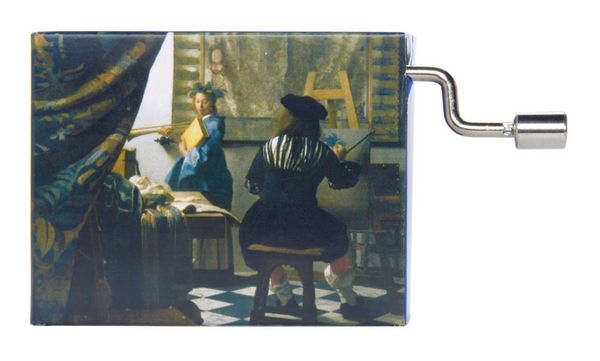 music box: Vermeer - The Artist's Studio