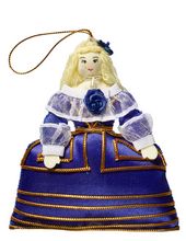 magnetic bookmark: Infanta Margarita Teresa in a Blue Dress