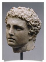 Postkarte: Kopf des Aristoteles