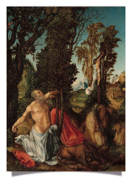 postcard: The Suffering of St. Jerome
