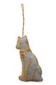 fabric pendant: Egyptian cat Thumbnail 1