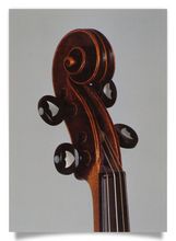 Postcard: Violin (detail)