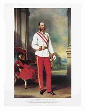 Postkarte: Kaiser Joseph II. mit der Statue des Mars