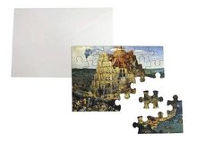 Postkartenpuzzle: Bruegel - Turmbau zu Babel