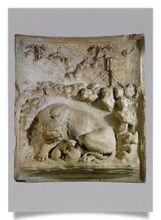 Postkarte: Amazone vom Altar des Artemisions in Ephesos
