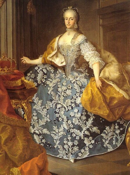 Postkarte: Bildnis der Erzherzogin Isabella, Prinzessin von Parma