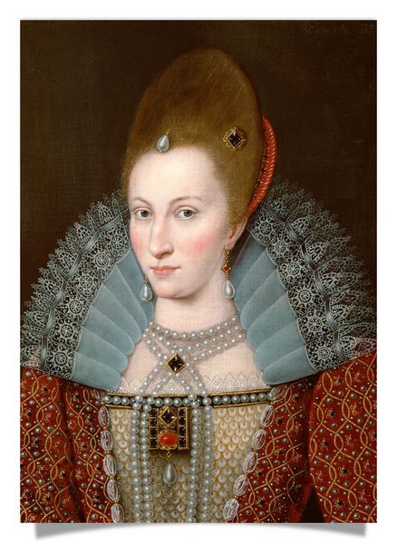 Postkarte: Anna von Dänemark, Königin von England