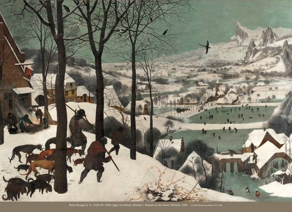 print: Hunters in the Snow