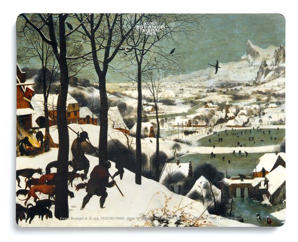 Mouse Pad: Hunters in the Snow