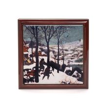 Greeting Card: Hunters in the Snow