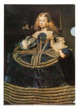 Postcard: Infanta Margarita Teresa in a Blue Dress