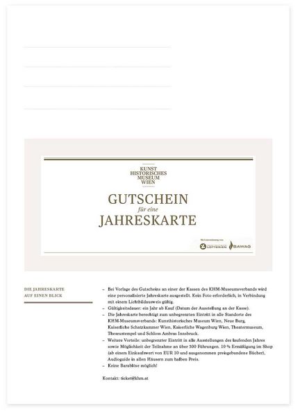 Gutschein Print@Home: Jahreskarte