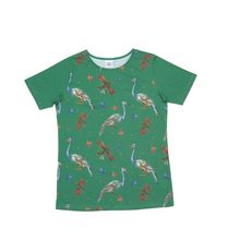 T-Shirt: Peacock & Dragonfly