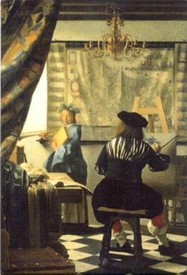 Magnet: Vermeer - Die Malkunst