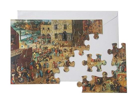 Postcard Puzzle: Bruegel - Children&#039;s Games