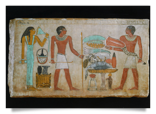 Postcard: Tomb Relief of Cheti
