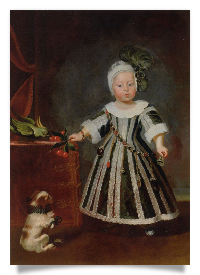 Postkarte: Erzherzog Karl Joseph im Alter von 1 1/2 Jahren