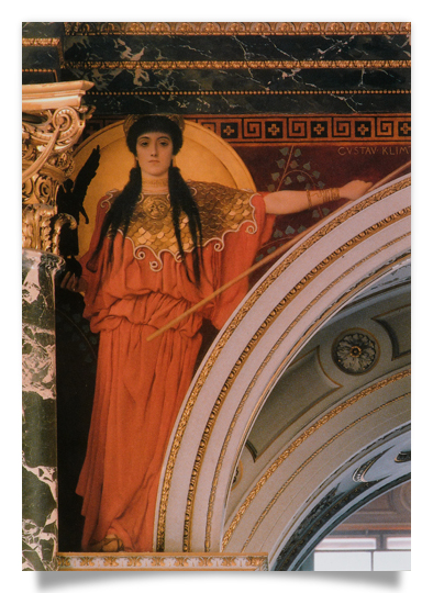 Postkarte: Klimt - Griechische Antike