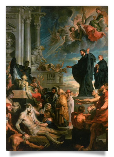 Postcard: Miracles of St. Francis Xavier