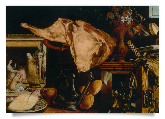 Postcard: Vanitas Still Life