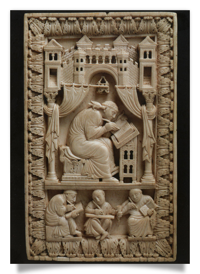 Postcard: St Gregory with Scribes