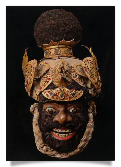 Postcard: Mask for the Gambuh Play