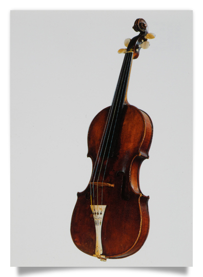 Postkarte: Violine aus dem Nachlaß Leopold Mozarts