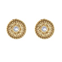 Stud Earrings: Sunray