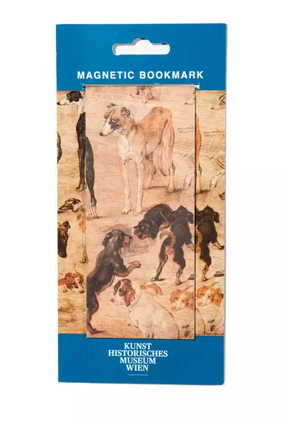 Magnetlesezeichen: Brueghel - Tierstudie Hunde