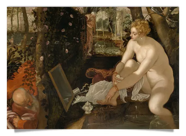 Postcard: Susanna and the Elders