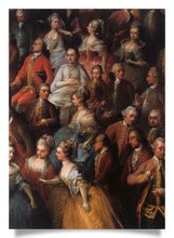 Postkarte: Theateraufführung anläßlich der Vermählung Josephs II. mit Isabella von Parma