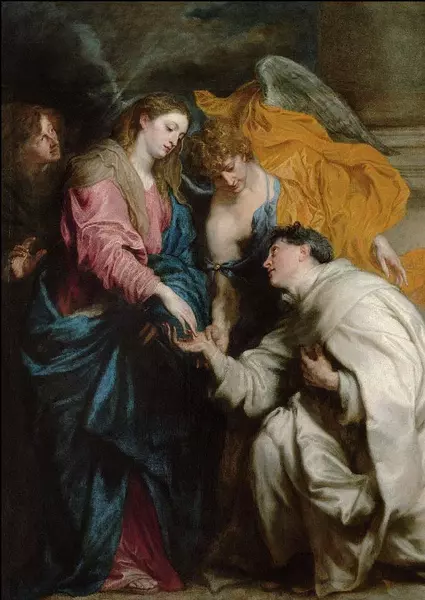 Postcard: Vision of the Blessed Hermann Joseph