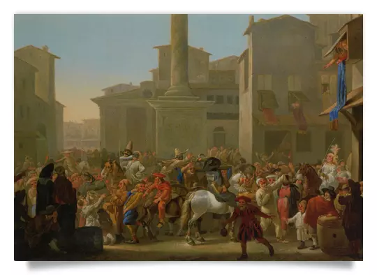 Postcard: Carnival in Rome