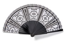 Hand Fan: KHM - Marble Floor