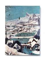 Notizheft: Bruegel - Jäger im Schnee