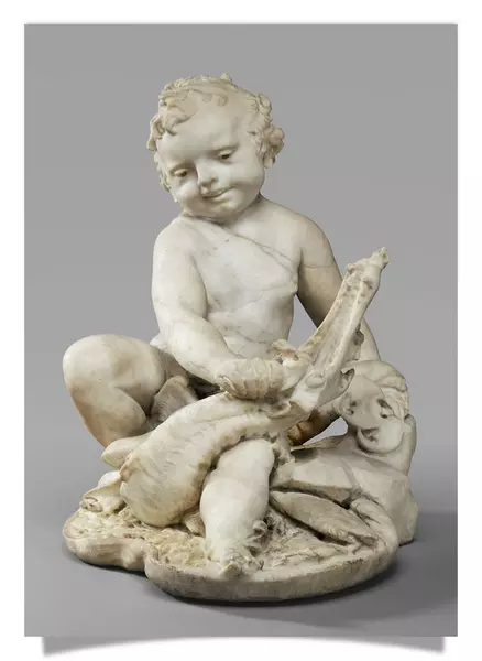 Postcard: Boy with a Dragon