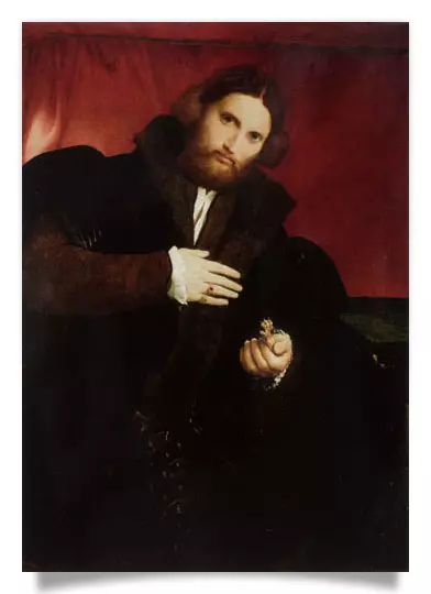 Postcard: Man with a Paw
