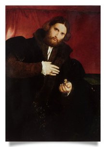 Postcard: Man with a Paw