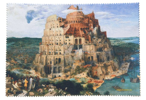 Brillentuch: Bruegel - Turmbau zu Babel