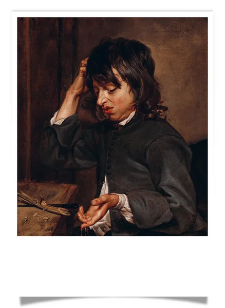 Postcard: Wautier - The Five Senses. Touch
