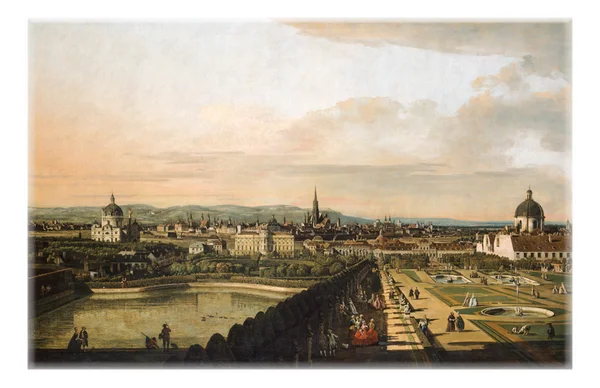 Magnet: Wien, vom Belvedere aus gesehen