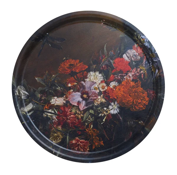 Tray: Wautier - Flower Garland with a Dragonfly