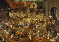 Bookmark: Bruegel - Fight between Carnival and Lent Thumbnails 2