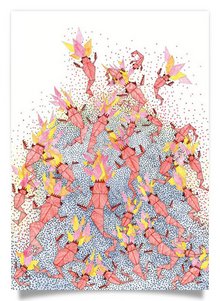 Postkarte: 4 Elemente - Feuer