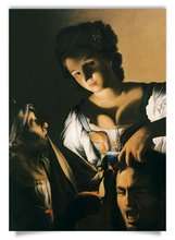Postkarte: Judith mit dem Haupt des Holofernes