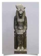 Postcard: Statue of Goddess Sekhmet