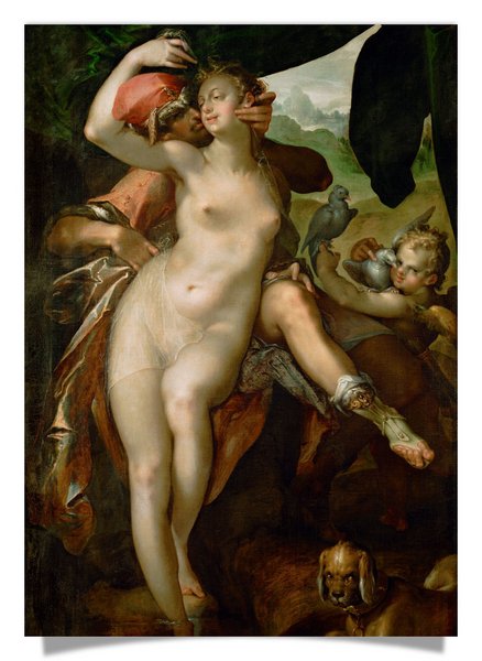 Postcard: Venus and Adonis