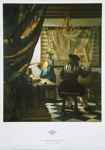 Poster: Vermeer - The Art of Painting