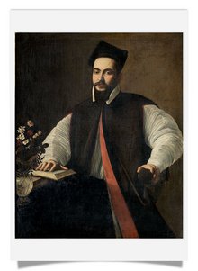 Postkarte: Porträt des Maffeo Barberini